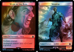 Mark of the Rani (0047) // Soldier (0040) Double-Sided Token - Surge Foil